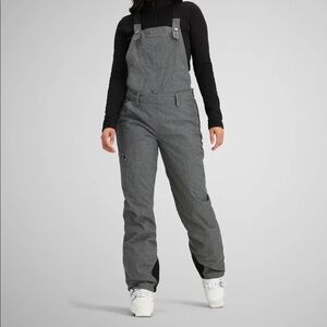 Obermeyer Malta Bib Overall - Charcoal Grey - size 8